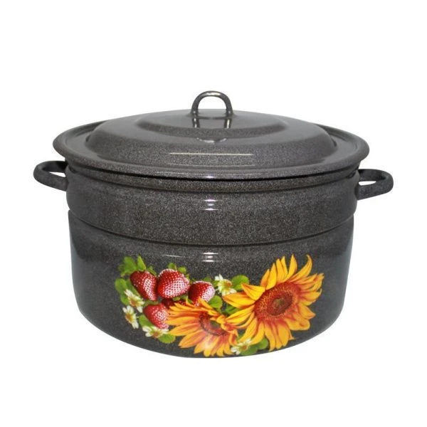 Бак 20л эмаль коричневый рябчик с рис. 42804-272/6-У (2)