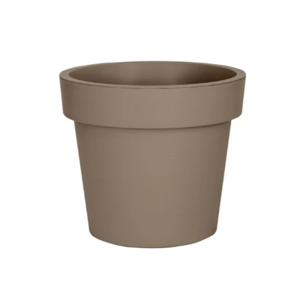 Кашпо 50л 41,5*47,7см пластик ЛОФТ мокко (5)