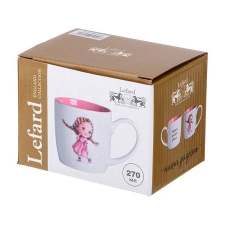 Кружка 270мл фарфор Красивая девочка (36)