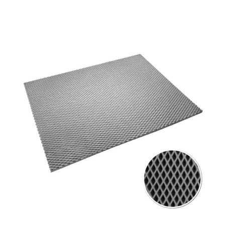 Коврик ячеистый 50*67см ЭВА РОМБЫ серый (30)