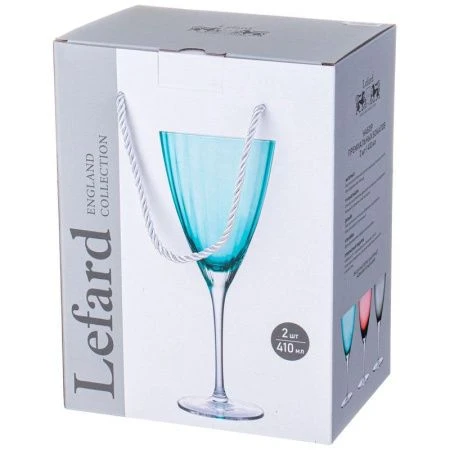 Бокалы для вина набор 2шт 410мл стекло Mirage изумрудный (6)