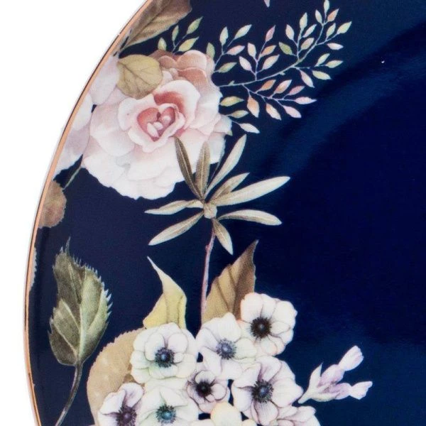 Тарелки мелкие набор 2шт 21см фарфор Belle Кобальт десертные (24)