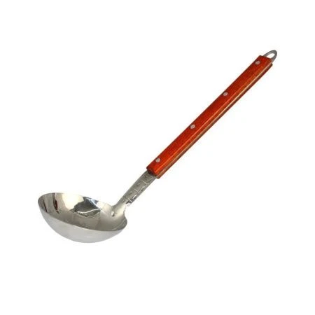 Половник 40см с деревянной ручкой