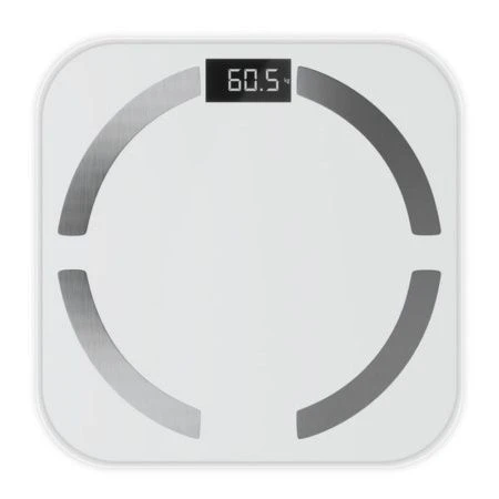Весы напольные электронные стекло до 150кг Centek CT-2425 белые 28*28см, LCD-дисплей (6)
