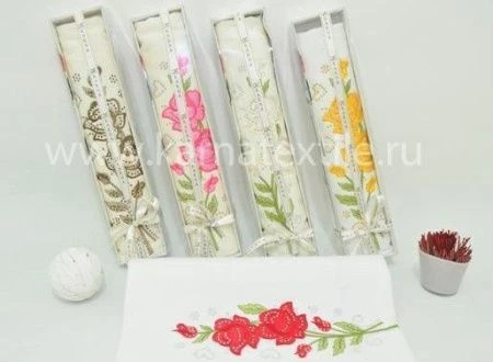 яяяПолотенце 40*80 GONCA Роза в упаковке 1\1