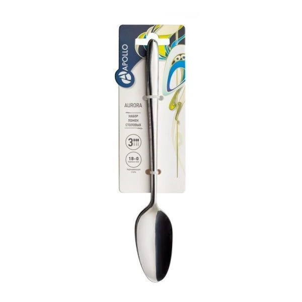 Ложки десертные набор 3шт нерж.сталь Aurora AUR-043 (6)