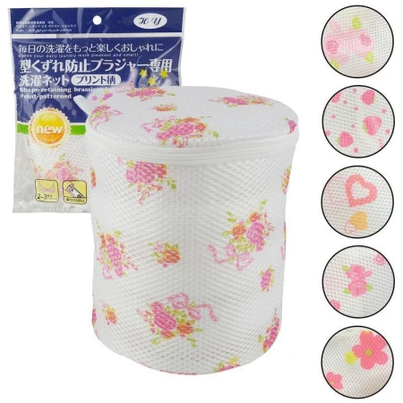 Мешок для стирки нижнего белья 16*19см с принтом двойная ткань JC-4177 (240)