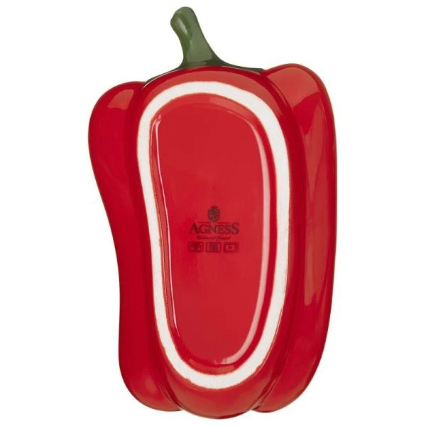 Блюдо для запекания 500мл 21*12,5*6см керамика ПЕРЕЦ (18)