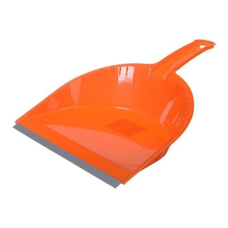 Совок с кромкой пластик СТАНДАРТ оранжевый (20)