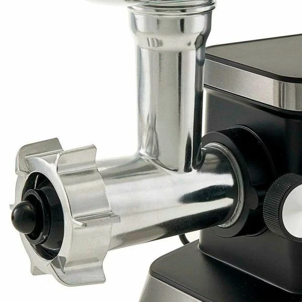 Мясорубка электрическая металл DELTA LUX DE-605M черный/стальной 4500Вт (4)