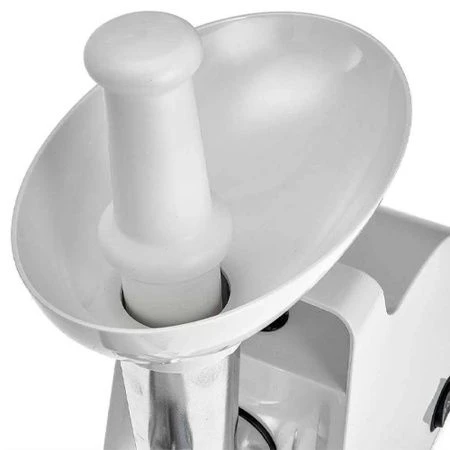 Мясорубка электрическая металл АКСИНЬЯ КС-2005С белая 2000Вт, 3 насадки-овощерезки (4)