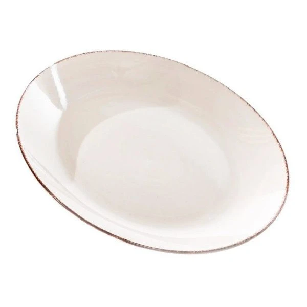 Тарелка мелкая 19см керамика Аэрография АРКТИКА десертная (6/48)