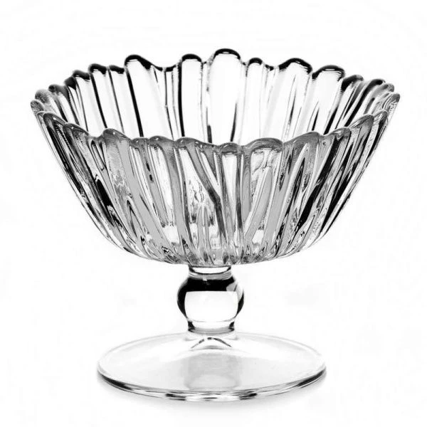 Ваза для конфет 107,5мм стекло АВРОРА на ножке (6)