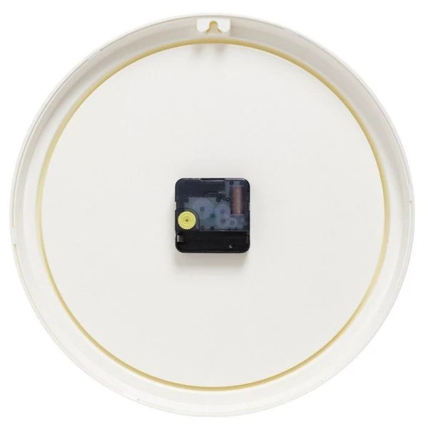 Часы настенные 30см пластик РУБИН Классика белые (10)