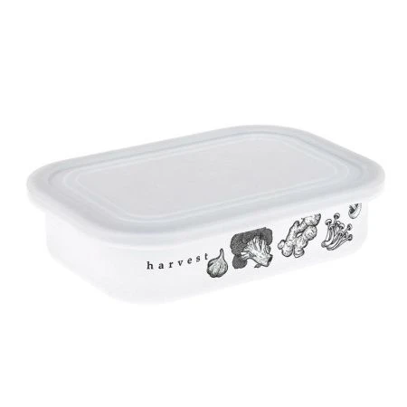 Лоток 800мл эмаль HARVEST с пласт.крышкой С-2506Кп/4 (8) ВЫВОД