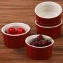 Набор рамекинов керамика 4пр 9*4,5см Flamenco красный ТМ Appetite CR-FS492-FL