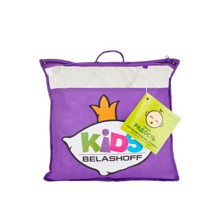 Подушка детская 40*40 Наша радость бамбук/сатин 100%хлопок, в сумке (2022)