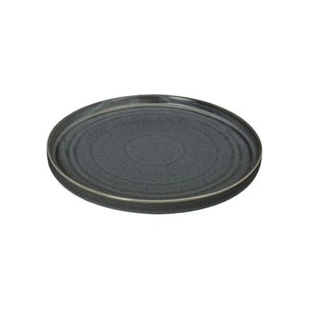 Тарелка мелкая 27см фарфор URBANO серый с бортами обеденная [10986cem] (6)