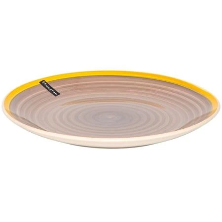Тарелка мелкая 27см керамика Аэрография ПОЛДЕНЬ обеденная 139-23097 (6/24) ВЫВОД