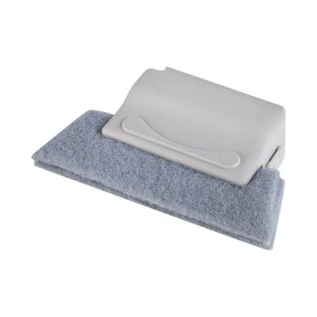 Губка-щетка для труднодоступных мест 13,7*8*3,3см пластик/абразив.ткань (24/384)