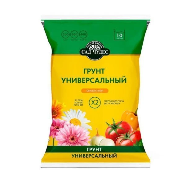 Грунт универсальный 10л Сад Чудес (5) 5170 Грунт универсальный 10л Сад Чудес (5) 5170