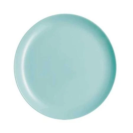 Тарелка мелкая 27см стеклокерамика ДИВАЛИ ЛАЙТ ТЮРКУАЗ обеденная P2013 (24)