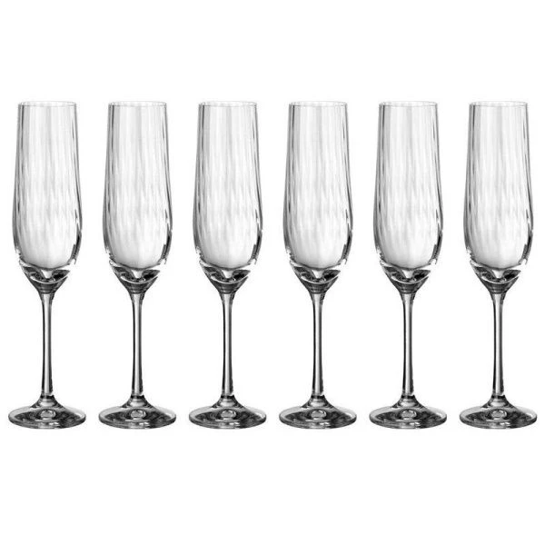 Бокалы для шампанского набор 6шт 190мл стекло ВИОЛА opt (4)