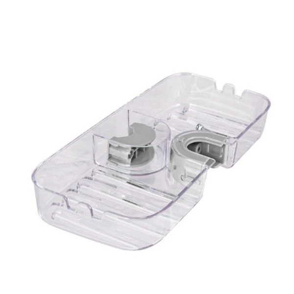 Полка на душевую штангу 27*12,4*4,1см пластик (24)