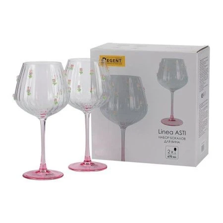 Бокалы для вина набор 2шт 670мл стекло ASTI 81-802 (12)