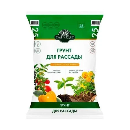 Грунт для рассады 25л торфогрунт Фарт/Сад Чудес (1) 5170