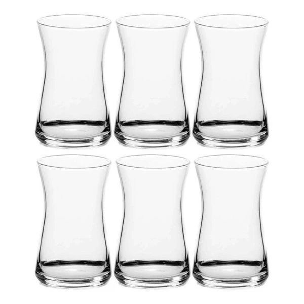 Чайный набор 6пр стекло ЧАЙ И КОФЕ на 6 персон 160мл (8)