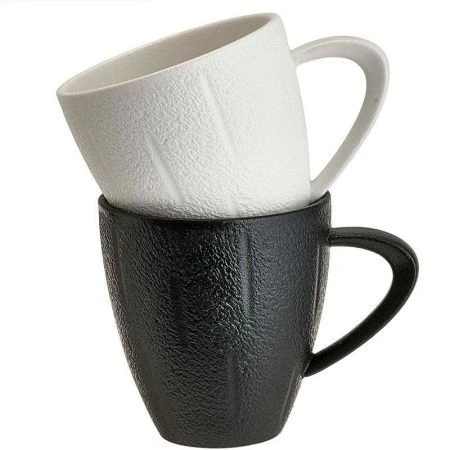 Кружки набор 2шт 360мл фарфор FLAT WHITE collection подар.уп. AK4-0006 (16)