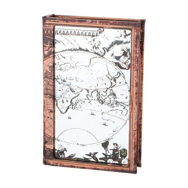 Шкатулка-книга 26*17*5см МДФ/полиуретан/стекло (12)