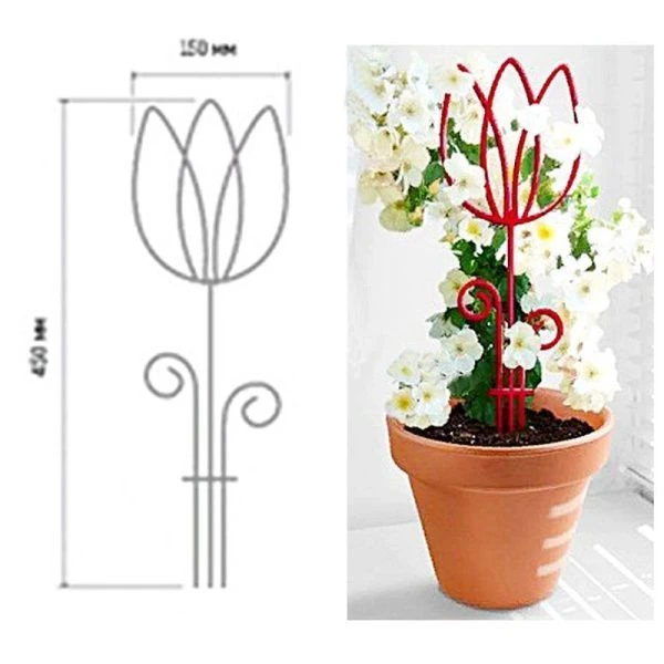 Шпалера металл 450*150мм Тюльпан d3мм (5)