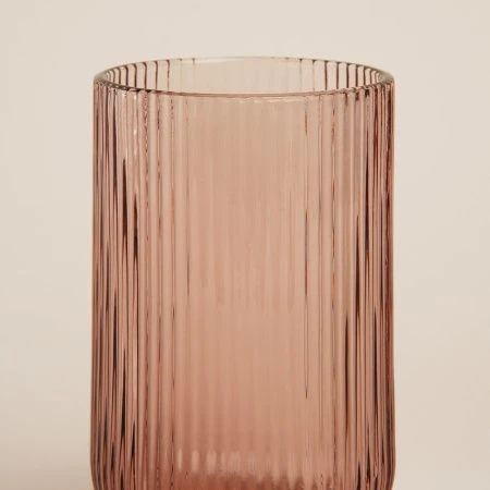 Стаканы набор 6шт 400мл стекло МОДЕРН розовый 13*8см