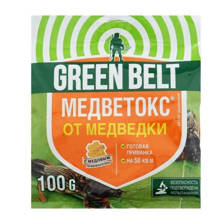 Медветокс 100г гранулы от медведки и муравьев GREEN BELT (50)
