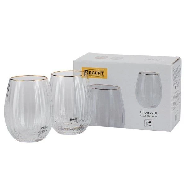 Стаканы набор 2шт 590мл стекло ASTI 81-606 (12)