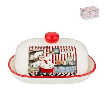 Масленка керамика BELLISSIMO 17,2*12,3*8,7см (24)