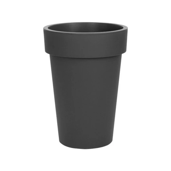 Кашпо 50л 41,5*55,5см пластик ЛОФТ ЛОНГ серый (4)