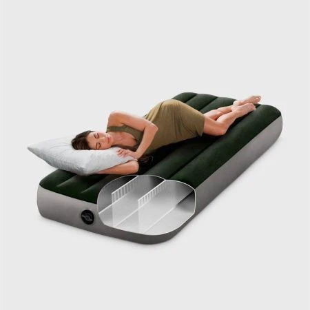 Матрас надувной одноместный флок ПВХ Prestige 191*76*25см до 136кг (6)