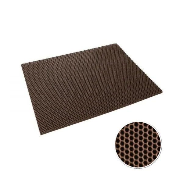 Коврик ячеистый 50*67см ЭВА СОТЫ коричневый (10)