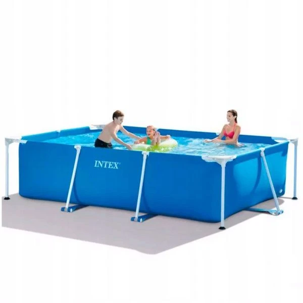 Бассейн каркасный прямоугольный ПВХ Steel Pro 300*201*66см 3300л 56404 (1)