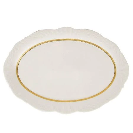 Блюдо 35,5*24,4*2см фарфор White chic (6/12)