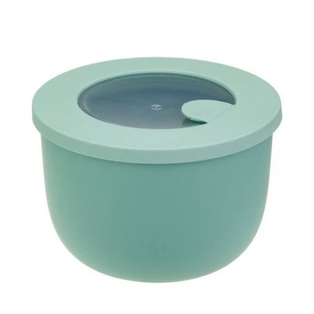 Миска герметичная 600мл пластик НЕО с клапаном для СВЧ Фисташковый (16)