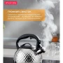 Чайник со свистком 2,7л нерж.сталь нейлон.ручка стальной
