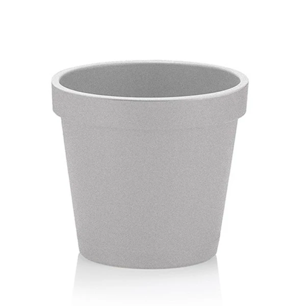 Горшок для цветов 5,7л пластик ПАРИЖ серый мрамор (36)