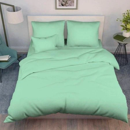 КПБ 2сп поплин 100%хлопок (пр. на резинке 160*200, под. на молнии 175*215, нав. с ушками 70*70*2)