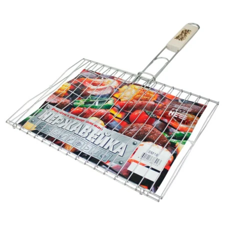 Решетка для барбекю РЫБА 620*338*250мм нерж.сталь 2К-РБ018/036 (25)