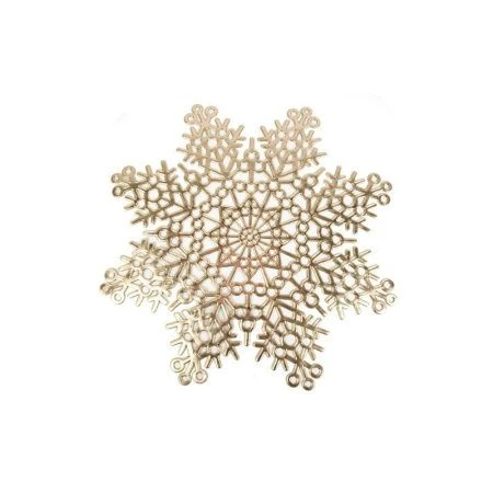 Салфетка сервировочная 38см полипропилен Аjoure золото (4/180)