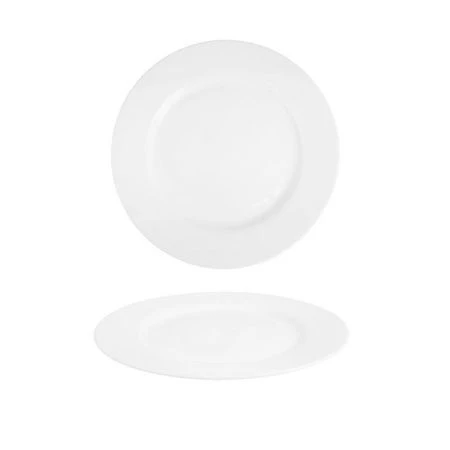 Тарелка мелкая 26,5см стеклокерамика ДИРЕКТОР БЕЛЫЙ обеденная N5017 (24)